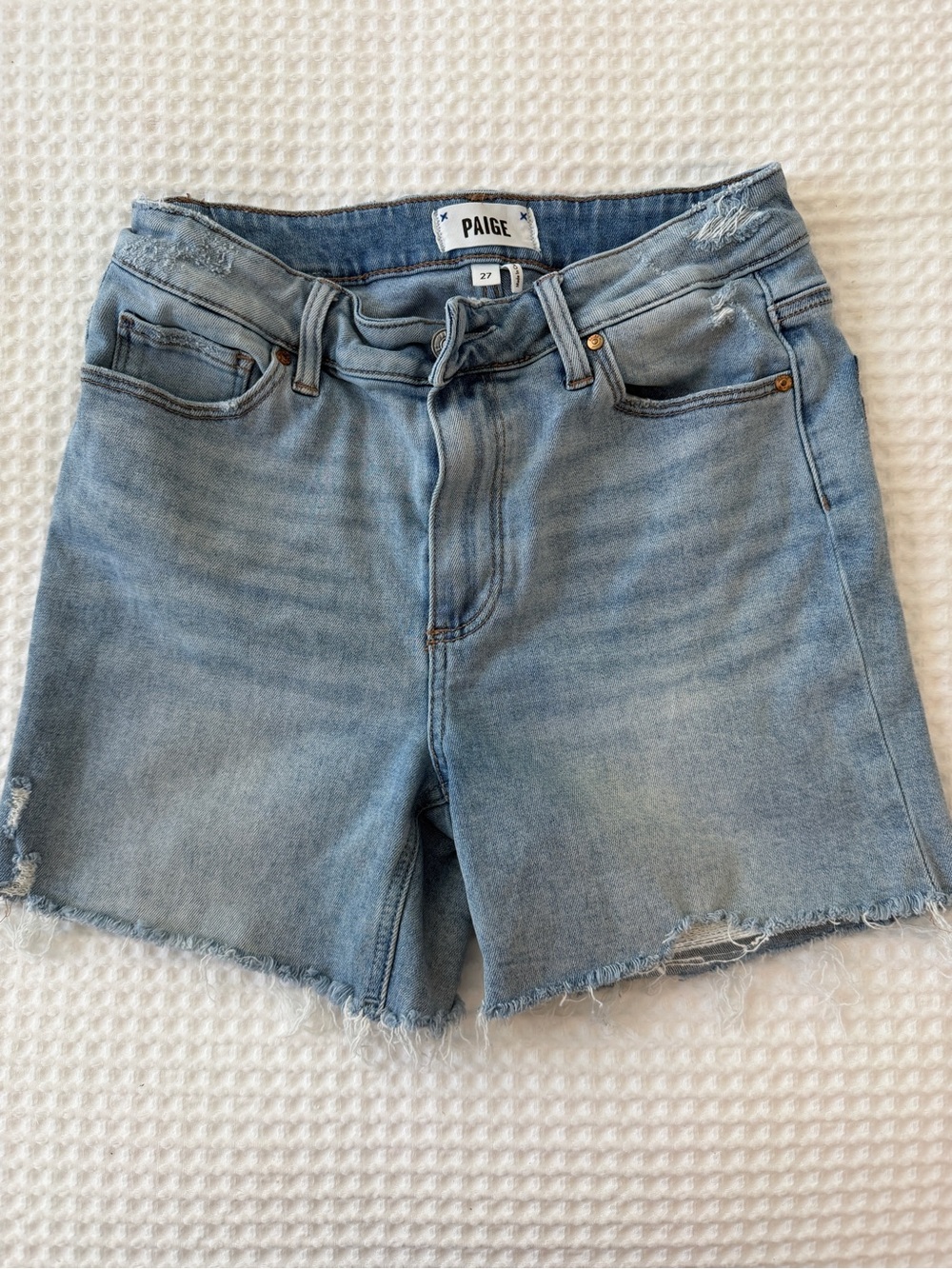 Paige denim Sarah Longline Jean shorts 27